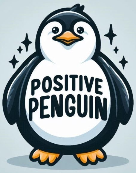 An AI created image of the Positive Penguin